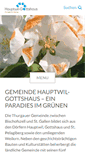 Mobile Screenshot of hauptwil-gottshaus.ch